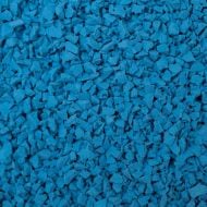 Light blue rubber granules
