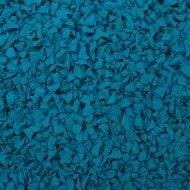 Azure rubber granules