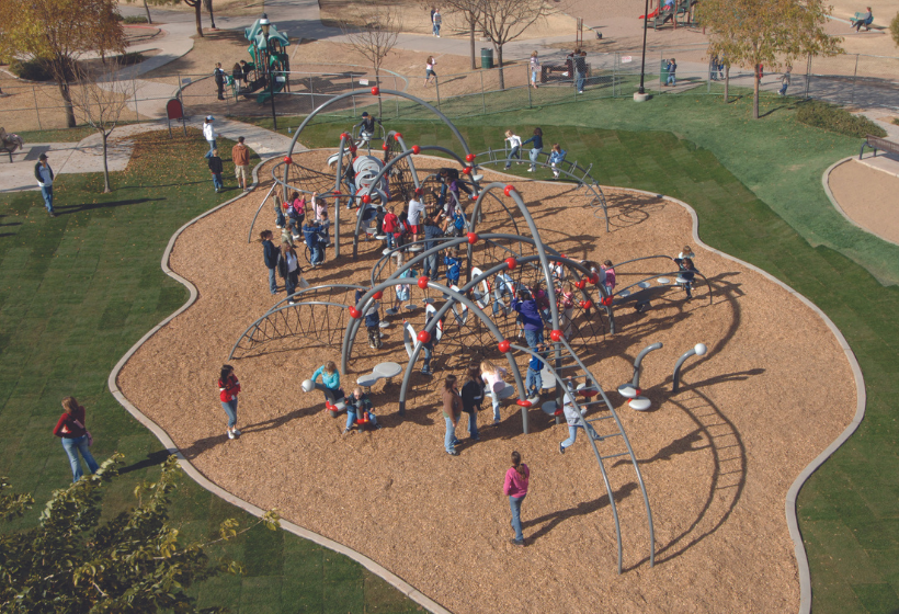 Poured-in-Place vs. Engineered Wood Fiber for Playground Surfacing