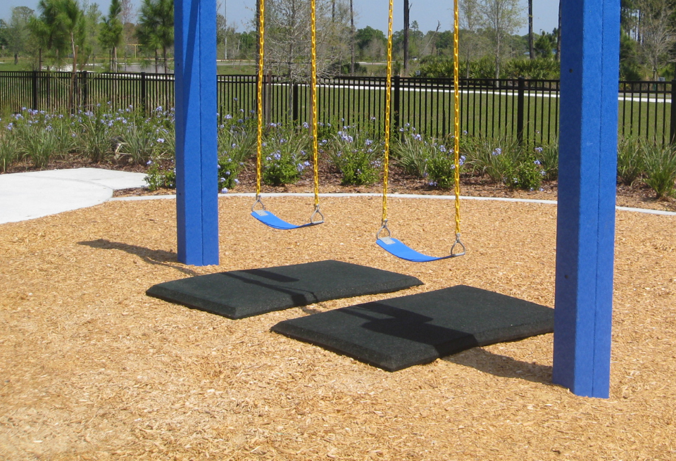 Rubber Playground Mats - Swing Sets Mats